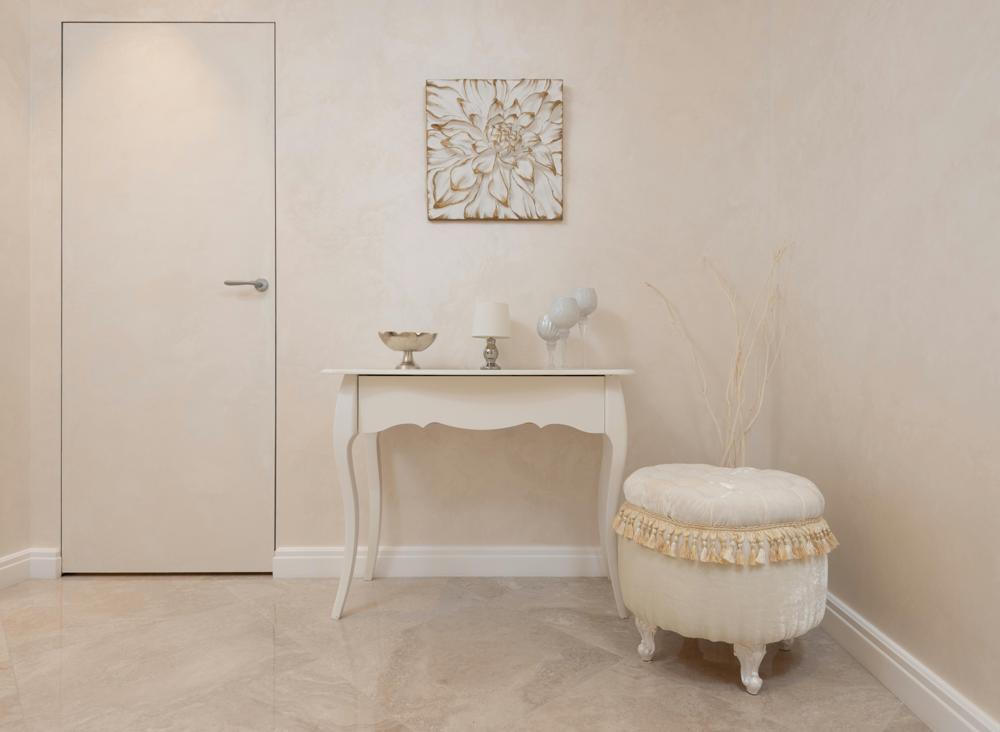 Beige walls