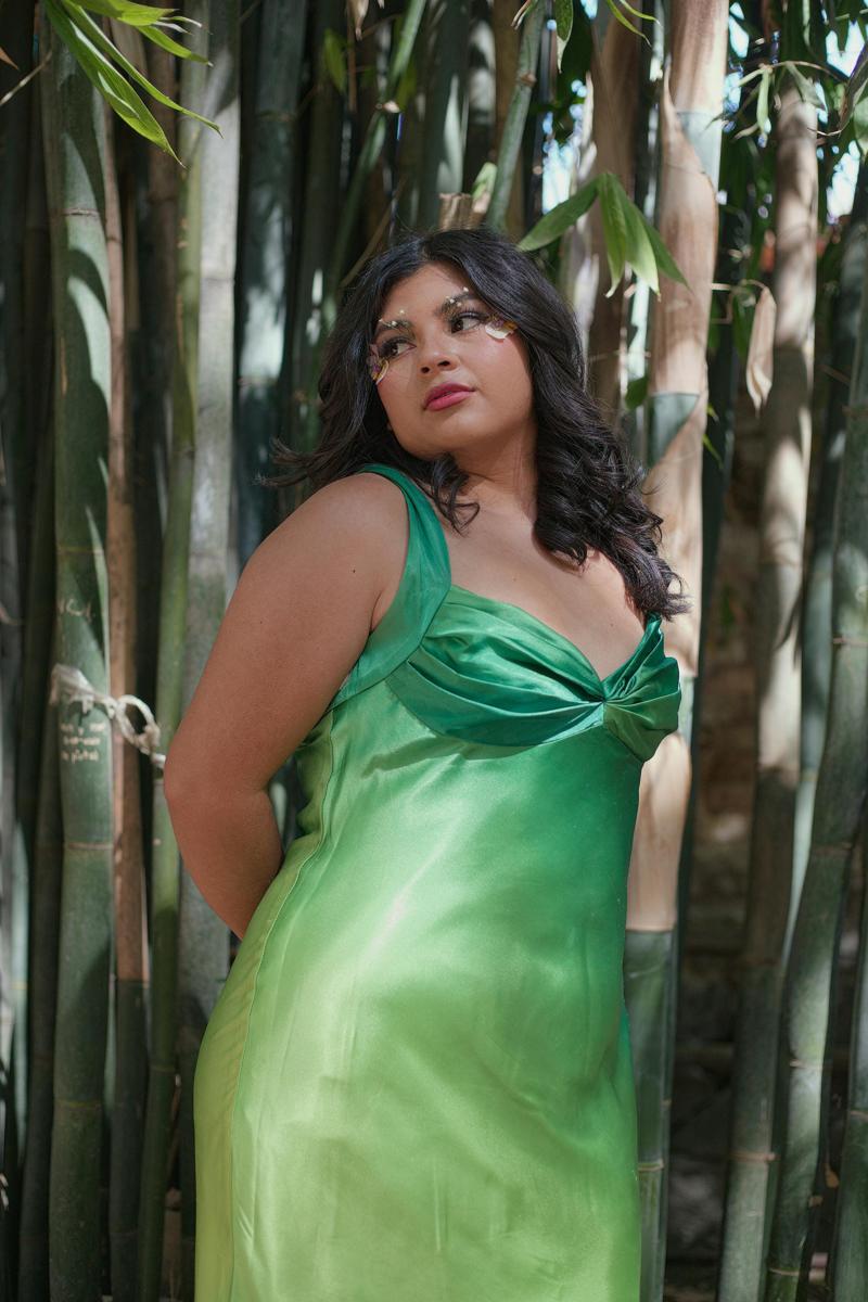 Green dress
