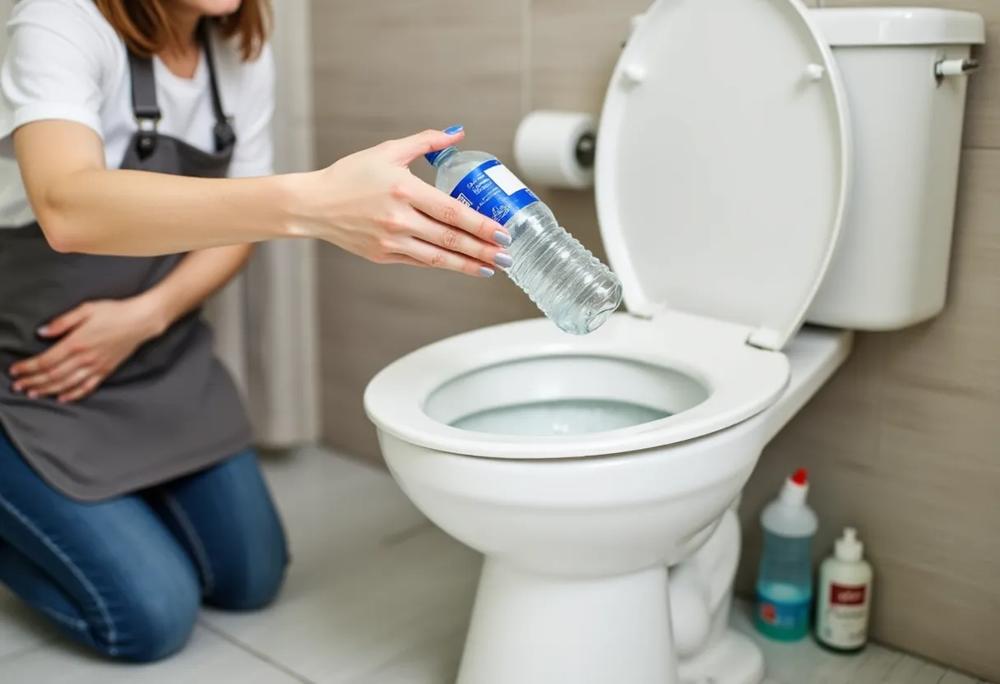 toilet unclogging