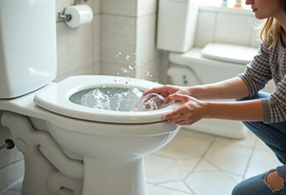 toilet unclogging