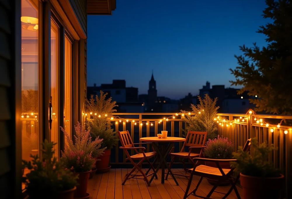 twilight balcony