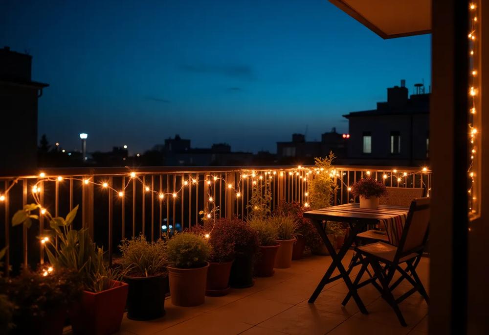 twilight balcony