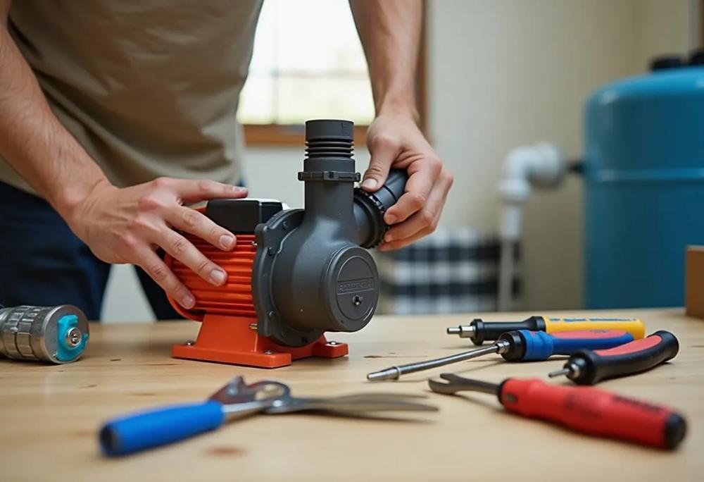 water pump installation
